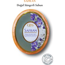 Oens Safran Özlü Doğal Süngerli Sabun Aydınlatıcı ve Canlandırıcı Cilt Temizleyici 120G