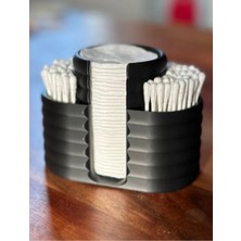 UltraMint Pamuk ve Kulak Çubuğu Düzenleyici, Banyo Organizatörü, Şık ve Pratik Tasarım