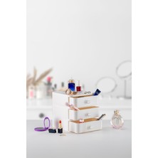 UltraMint 3 Katlı Takı ve Kozmetik Organizer, Ofis ve Makyaj Düzenleyici