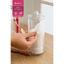 UltraMint Pratik Disk ve Pamuk Organizeri, Şık ve Kullanışlı Makyaj Kutusu