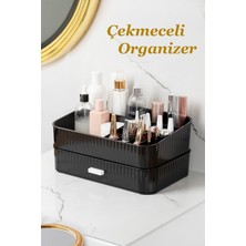 UltraMint Şık Çekmeceli Takı ve Makyaj Organizeri - Siyah Düzenleyici