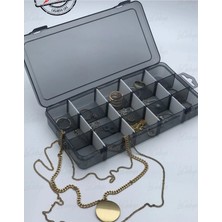 UltraMint Çok Bölmeli Ayarlanabilir Takı Organizer, Boncuk, Küpe, Kolye, Yüzük Kutusu
