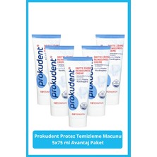 Prokudent Protez Temizleme Macunu 5X75 ml Avantaj Paket