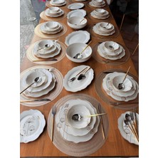 Rossev Porselen Yemek Takımı 12 Kişilik 155 Parça Faralya