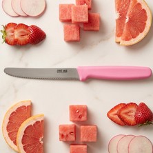Cavit Inox Sebze Bıçağı Dişli Domates Bıçağı Pembe