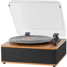 Raca Bluetooth Özellikli Retro Pikap-Dahili Hoparlörlü Yedek Iğne Hediyeli