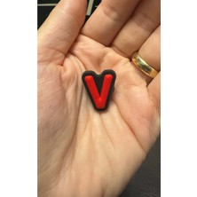 Panda Hediyelik Terlik Süsü/v Harfi