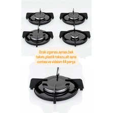 Becen House Vestel ,arçelik ,beko ve Birçok Marka Için Cam Ocak Izgara Takımı-Ankastre-Set Üstü (44 Parça)