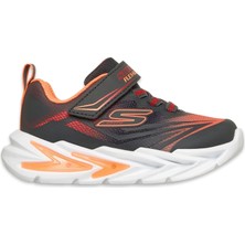 Skechers Flex-Glow Ultra Küçük Erkek Çocuk Gri Işıklı Spor Ayakkabı 400139N Ccrd