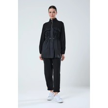 Jupe Kadın Modern File Detaylı Iki Parça Takım