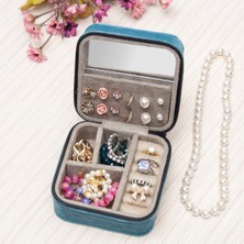 UltraMint Minia Takı Organizer Kutusu, Mücevher ve Aksesuarlar Için Koyu Turkuaz