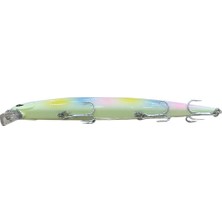 Fujin Flux 14CM 18GR 60-100CM Dalar Floating Maket Balık 018 Pearl Rainbow Glow