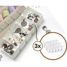 UltraMint 5 Bölmeli Çok Amaçlı Çekmece Düzenleyici Seti, Geniş ve Kullanışlı