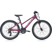 Carraro Force 401 21-V Vb Çocuk Dağ Bisikleti - Mat Mürdüm-Pembe - 32,5