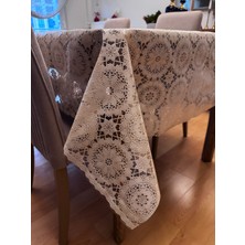 Valerium Elyaflı Pvc Muşamba Desenli Silinebilir Sıvı Geçirmez Masa Örtüsü