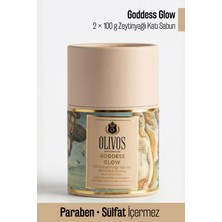 Olivos Goddess Glow %100 Zeytinyağlı El Yapımı Katı Sabun | Premium Kutulu | 2×100 G