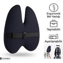 Chaprin Visco Bel Destek Minderi – Ofis, Ev ve Araç Için Ergonomik Tasarım