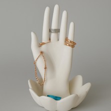 UltraMint El Şeklinde 3D Yazıcı Takı Standı, Yüzük, Bileklik ve Kolye Organizer