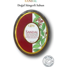 Oens Sandal Özlü Doğal Süngerli Sabun Yatıştırıcı ve Dengeleyici Cilt Temizleyici 120G