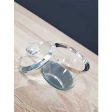 UltraMint Gri Renkli, Şık ve Fonksiyonel 7x6 cm Mücevher Saklama Kutusu