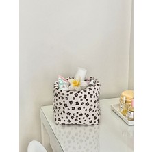 UltraMint Bej Renkli Çekmeceli Makyaj ve Takı Düzenleyici Sepet