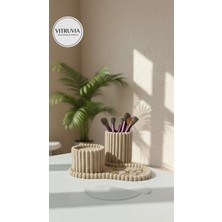 UltraMint Şık 3'lü Makyaj Organizer Seti, Düzenli ve Kullanışlı Depolama Keyfi