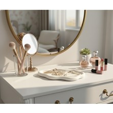 UltraMint Şık Dekoratif Takı ve Aksesuar Tabağı, Minimal Tasarım, Organizer Tepsi 15 cm