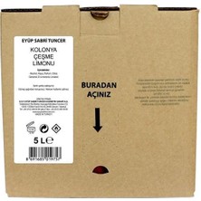 Eyüp Sabri Tuncer Doğal Zeytinyağlı Sıvı Sabun Çeşme Limonu 5lt Bag In Box Endüstriyel