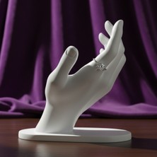 UltraMint 3D Baskı Yüzük ve Bilezik Sergileme El Manken Standı, Dekoratif Takı Vitrini