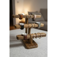 UltraMint El Yapımı Ahşap Takı Düzenleyici, Şık ve Organize Aksesuar Standı