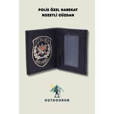 Outdoorun Polis Özel Harekat Rozetli Cüzdan