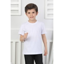 New Kids Düz Erkek Çocuk Tişört