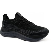 Gdt Ayakkabı Volis Siyah Renk Bağcıklı Tekstil Malzeme Kadın Spor Ayakkabı