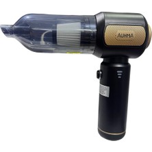 Auhma Ahv-19 Kablosuz Araç Içi Süpürge 17000PA Güçlü Vakum 100W Fırçasız Motor Üfleme Vakum Özellikli Siyah
