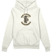 The Lucid Lab Sons Of Anarchy Oversize Hoodie - Beyaz