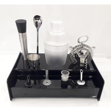 PremiumPort Zcp 836 Bar Kokteyl Seti, 11 Parça, Polikarbon Shakerli, Şık ve Kullanışlı