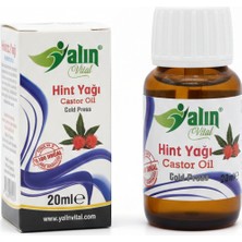 Yalın Vital Hint Yağı 20 ml | %100 Saf ve Doğal Soğuk Sıkım ( Cam Damlalık Hediyeli )