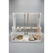 UltraMint Şık Beyaz Takı Düzeni, Çoklu Takı Düzenleyici, Depolama Çözümü