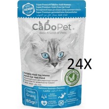 Cadopet 82 Gr. Yaş Mama 24 Adet