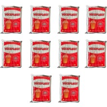 Yüceplast Düz Beyaz Kağıt Sargılı Ince 4 mm Pipet - 19 Cm. - 2000 Adet