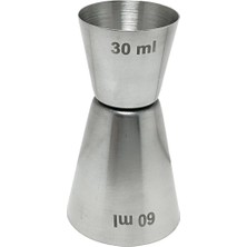 PremiumPort Çelik 30/60 ml Bar Kokteyl Bardak Ikili Jigger Seti