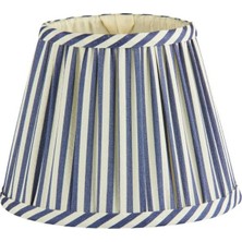 Addison Ross Navy Striped Lampshade - 16CM