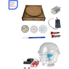 Eding Spinart Renk Ayrışımı ve Kar Küresi  Elektrik Kuvvet ve Hareket Stem Fen Bilimleri Eğitim Seti