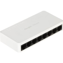 Ruijie Reyee RG-ES08F 8 Portlu, 10-100 Fast Ethernet Tak Çalıştır Switch Plastik Kasa
