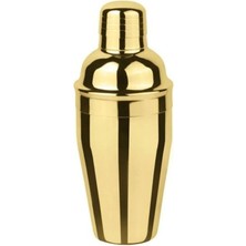 Teknotrust Şık Gold Kokteyl Shaker 350 Ml, Profesyonel ve Şık Tasarım