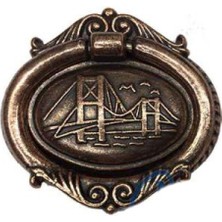 Vice Avm Dekoratif Zamak Sarkaç - Büyük, Kulp, Eskitme, 100  Adet Tg-V 4988