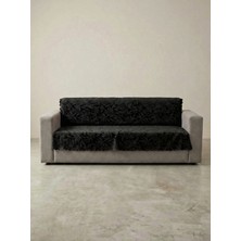 Muteks Sofline Kaymaz Tabanlı Tay Tüyü Çekyat, Koltuk, Kanepe Örtüsü(PEMBE RENK)(175X210CM)