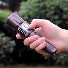 Vice Avm Baretta BRS18 Oto Şarjlı T6 Led 3000 Lümen El Feneri TG-V 8334