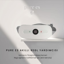 Pure Es P301 Akıllı Isıtıcılı Masaj Kemeri Beyaz