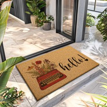 Decovetro Paspas Daktilo Desenli Kapı Önü Paspası 40 x 60 cm